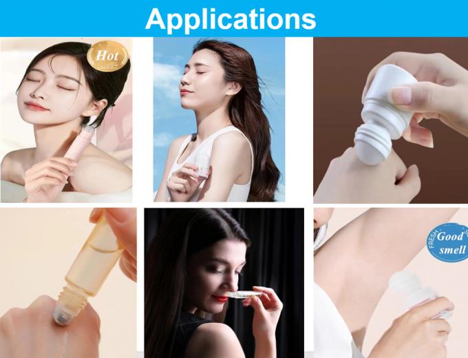 Factory Cheap 30ml 50ml 60ml Empty Roll on Bottles PE Plastic Deodorant Roll on Bottle for Sweat Stink