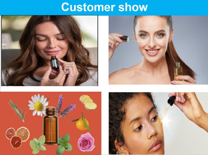 1oz 2oz 5ml 10ml 15ml 20ml 30ml 50ml Glass Cosmetic Serum Bottle White Frosted Round Shoulder Dropper Bottle for Essential Oil