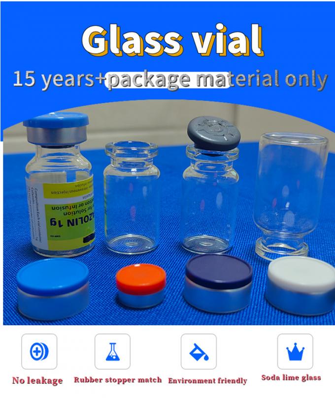 5ml 7ml 10ml Small Pharmaceutical Glass Bottles Transparent Medicine Small Borosilicate Injection Glass Vial