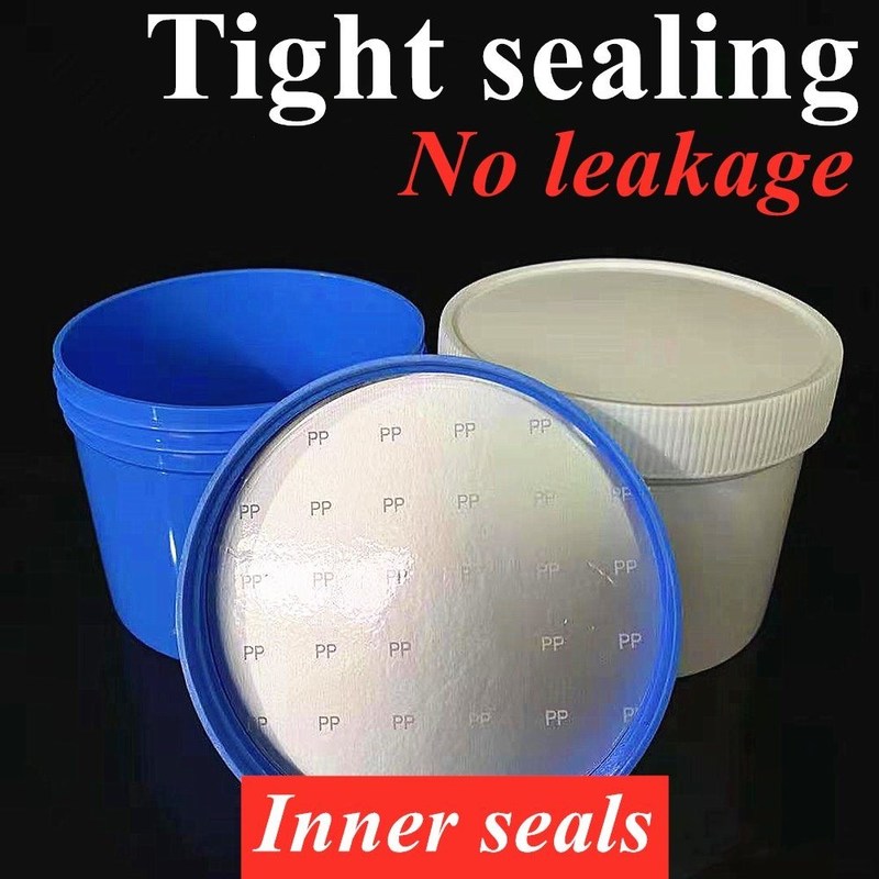 150ml 250ml 500ml 1000ml White Blue Black Translucent Empty Cosmetic Jar Wide Mouth cosmetic facial scrub ointment jar