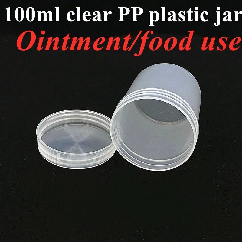 150ml 250ml 500ml 1000ml White Blue Black Translucent Empty Cosmetic Jar Wide Mouth cosmetic facial scrub ointment jar