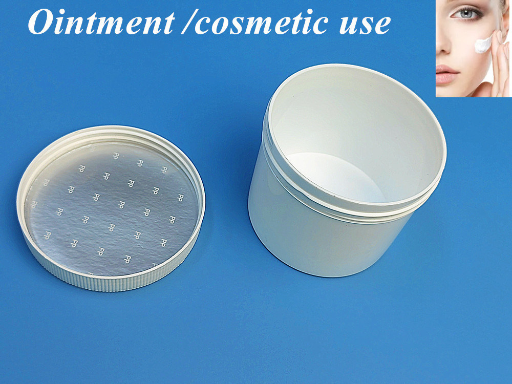 150ml 250ml 500ml Cosmetic Packaging in Stock Empty Lotion Jars Black Single Wall Facial Cream Plastic cosmetic jar
