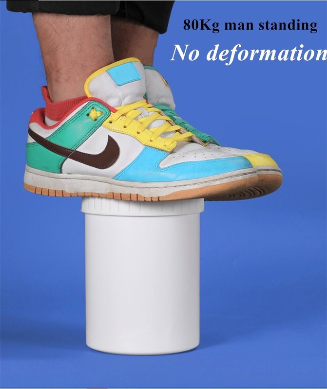 100g 250g 500g डबल वॉल व्हाइट ब्लैक ब्लू पीपी क्रीम जार विथ स्क्रू कैप फेस क्रीम क्लीन्जर लिप फुट पीपी कॉस्मेटिक जार