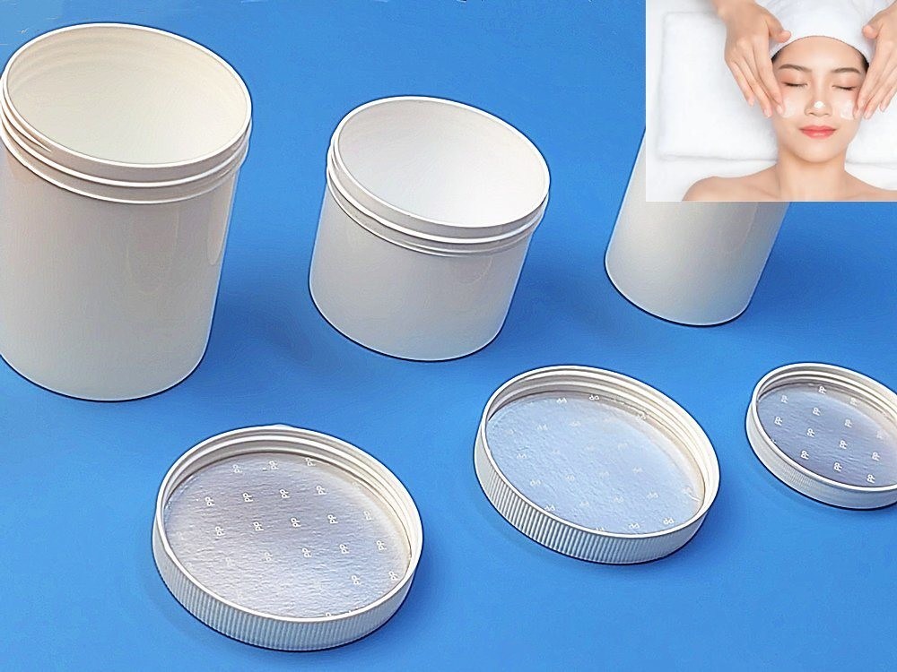250ml 500ml 1000ml स्किनकेयर जार सफेद नीला काला लाल पीपी सामग्री खाद्य त्वचा सौंदर्य प्रसाधन क्रीम जार खाली प्लास्टिक जार