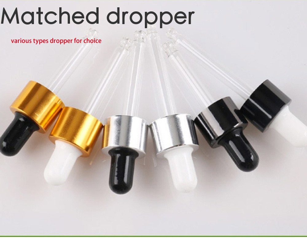 10 मिलीलीटर 15 मिलीलीटर 20 मिलीलीटर 30 मिलीलीटर 50 मिलीलीटर सफेद फ्रॉस्टेड ग्लास आवश्यक तेल की बोतल सीरम तेल की बोतल