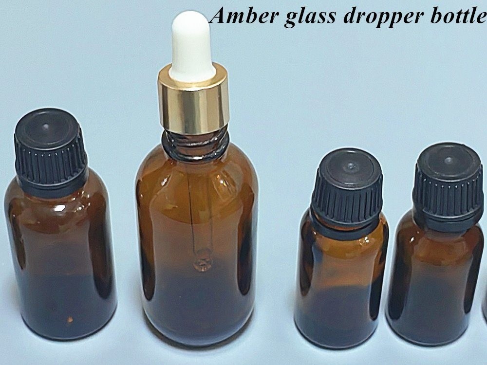 गर्म बिक्री खाली लक्जरी एम्बर ब्राउन 10ml 15ml 20ml 30ml 50ml 60ml सीरम पैकेज के लिए ग्लास आवश्यक तेल की बोतल