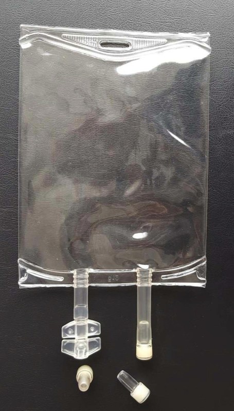 ड्रग मेडिकल लिक्विड 5000 मिलीलीटर खाली इन्फ्यूजन बैग 100 मिलीलीटर 500 मिलीलीटर सोडियम क्लोराइड नॉन डेहप IV बैग इन्फ्यूजन बैग