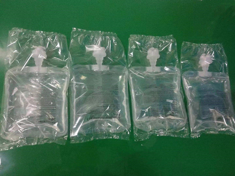 प्रयोगशाला पशु चिकित्सा अस्पताल 100ml 250ml एकल बंदरगाह गैर पीवीसी चिकित्सा इन्फ्यूजन बैग IV तरल समाधान बैग