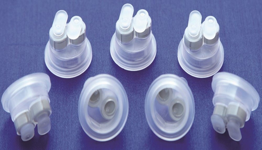 32 मिमी मेडिकल इन्फ्यूजन बोतल गैर पीवीसी सॉफ्ट बैग पीपी डबल फोल्डेबल इन्फ्यूजन कैप मेडिकल इन्फ्यूजन बोतल पीपी कैप