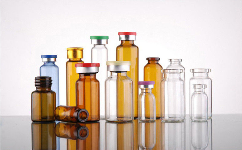 खाली 5ml 7ml 10ml छोटे फार्मास्युटिकल ग्लास की बोतलें स्पष्ट एम्बर मेडिकल क्रिम ट्यूबलर ग्लास फ्लायल बोतल