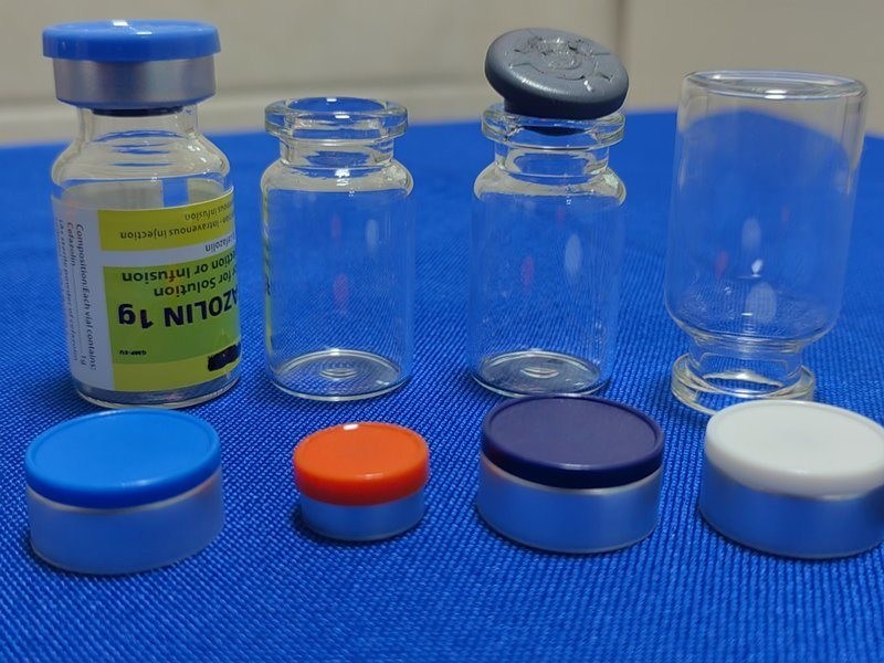 5ml 7ml 10ml फार्मास्युटिकल क्लियर एम्बर लाइओफिलिकेशन ट्यूबलर क्रिम टॉप फ्लिप ऑफ कैप के साथ ग्लास फ्लायल्स