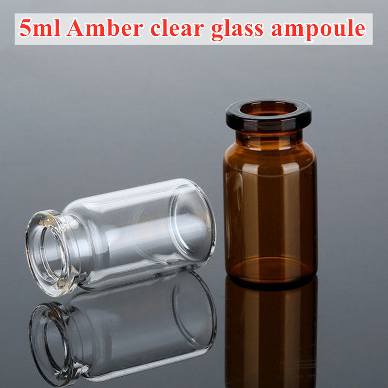 5ml 7ml 10ml 20ml दवा कॉस्मेटिक बोरोसिलेट ट्यूबलर मेडिकल इंजेक्शन ग्लास शीशी एल्यूमीनियम प्लास्टिक कैप के साथ