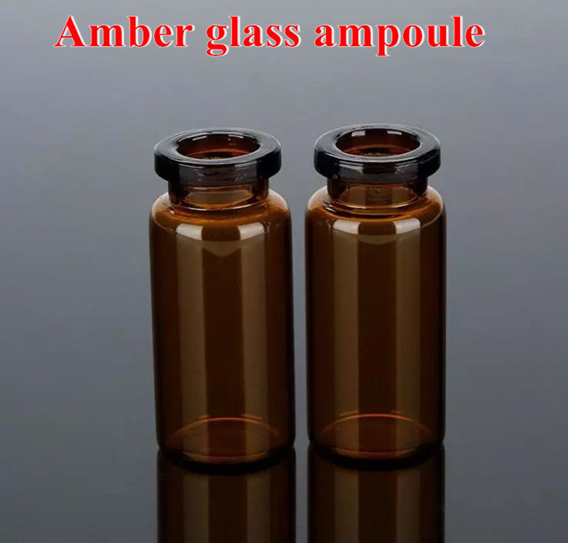 5ml 10ml 20ml एम्बर क्लियर स्टेरिल इंजेक्शन ब्राउन खाली फार्मास्युटिकल इंजेक्शन ग्लास फ्लायल्स