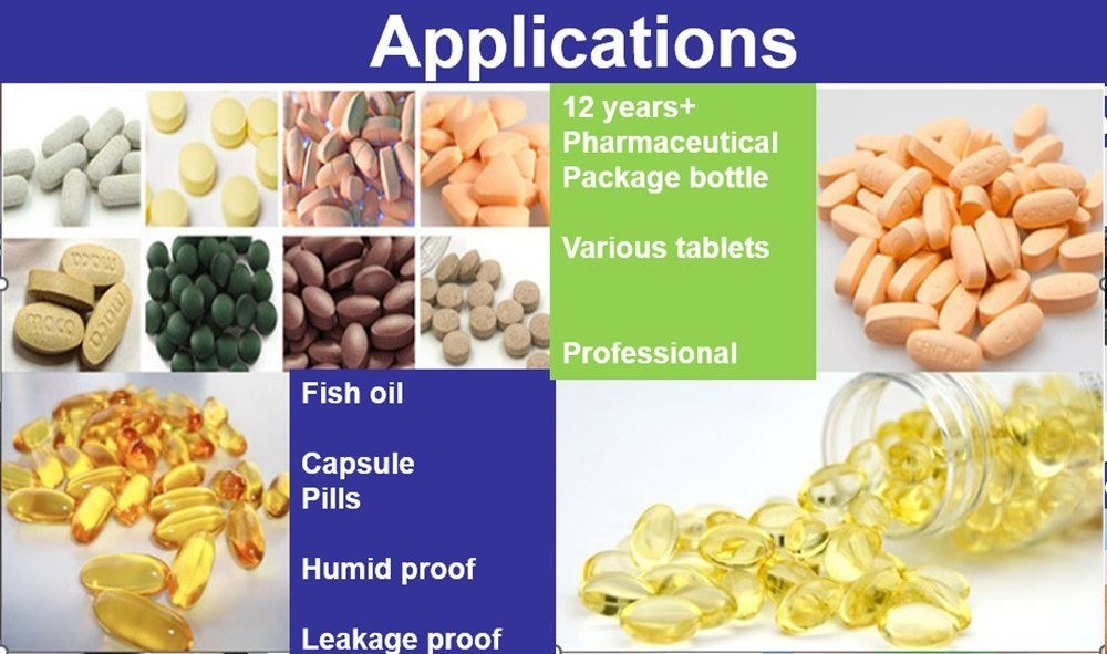 100cc 120cc प्लास्टिक की बोतल गोलियों के लिए कैप्सूल पारदर्शी नीले पीईटी पुनः भरने योग्य प्लास्टिक ठोस पाउडर गोली दवा की बोतल