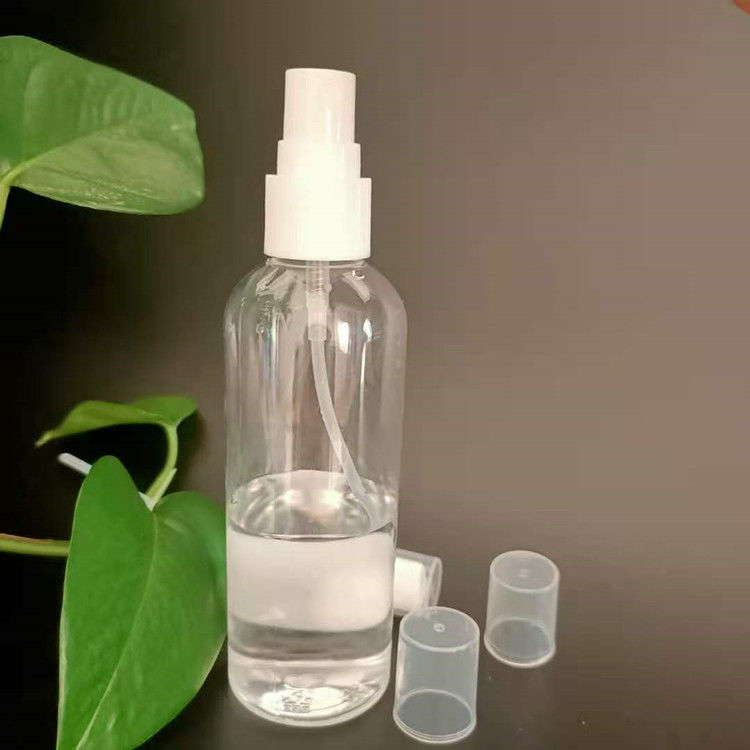कॉस्मेटिक 30ml 50ml 60ml 100ml 120ml गोल खाली पीईटी बारीक धुंध प्लास्टिक स्प्रे बोतल सुगंध बारीक धुंध स्प्रेयर बोतलें