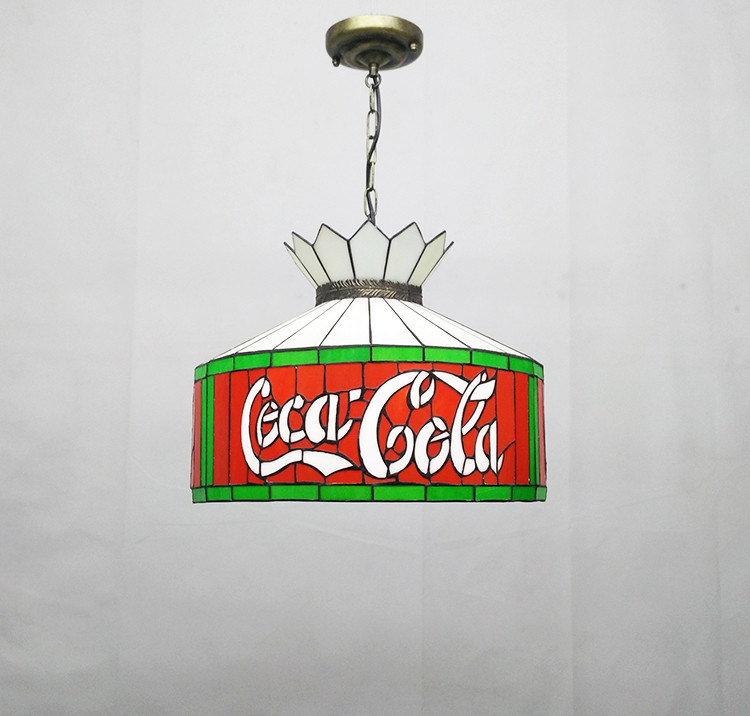 12' बार रेस्तरां कैफे भोजन कक्ष लटकन प्रकाश छत प्रकाश लाल रंगीन कांच एलईडी झूमर लटकन दीपक